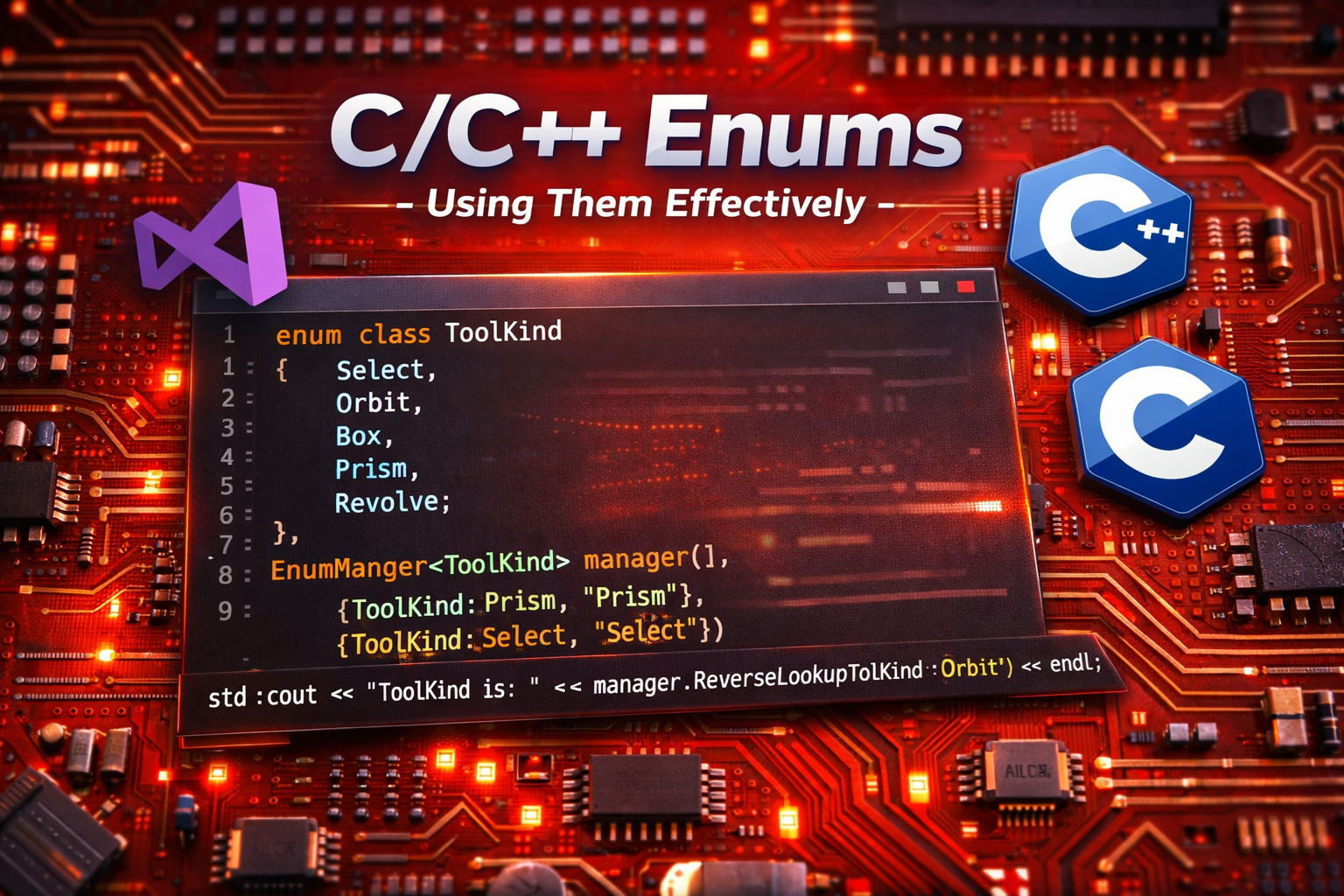 C/C++ Enums – Using them Effectively